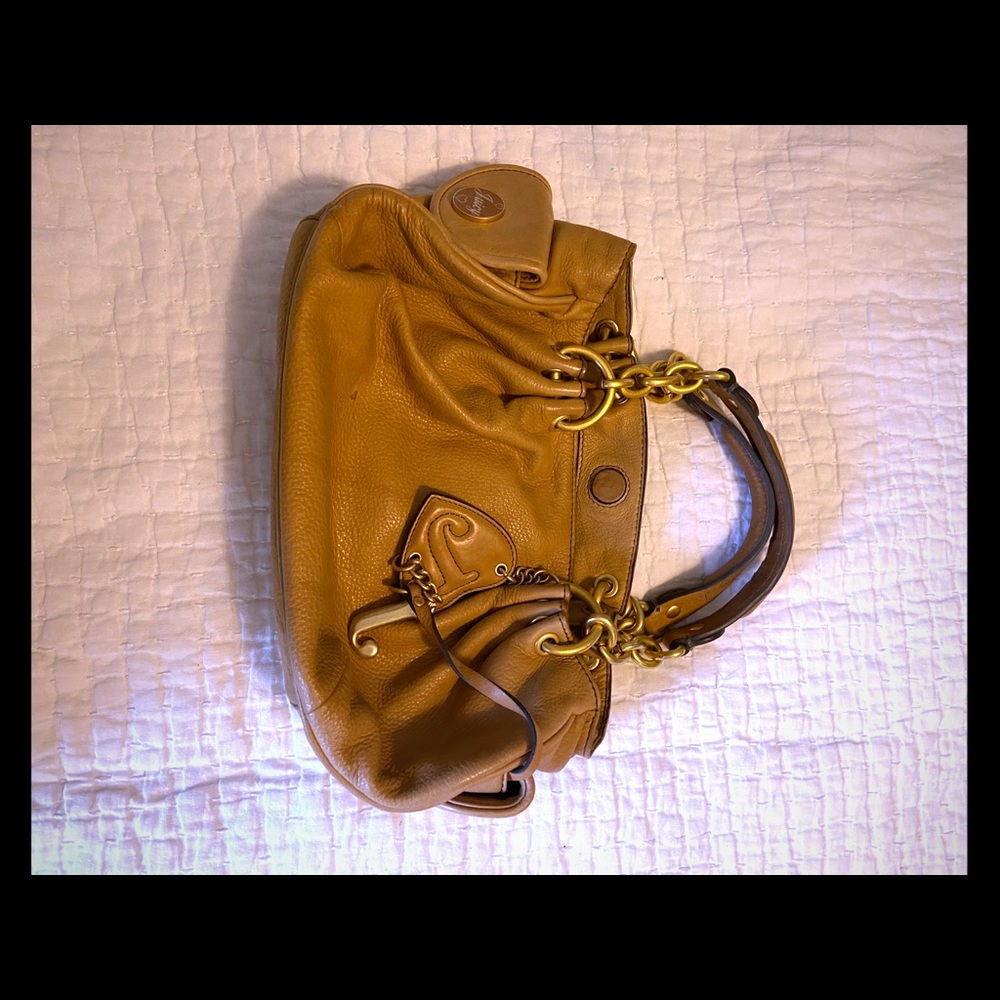 Juicy Couture Carmel Leather Purse